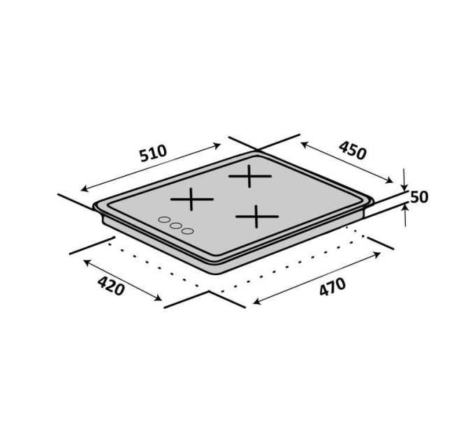 Варочная поверхность Ventolux HG430 CS (X) 7