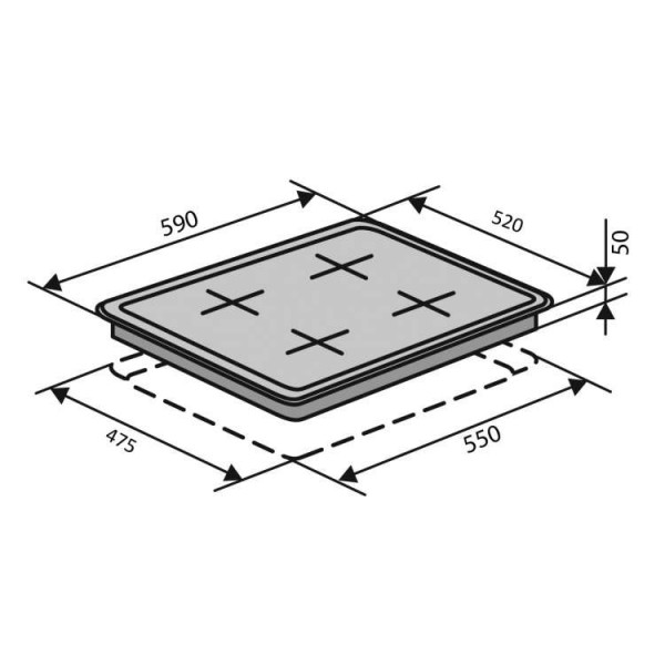 Варочная поверхность Ventolux HG640-DA3 CS (AN)