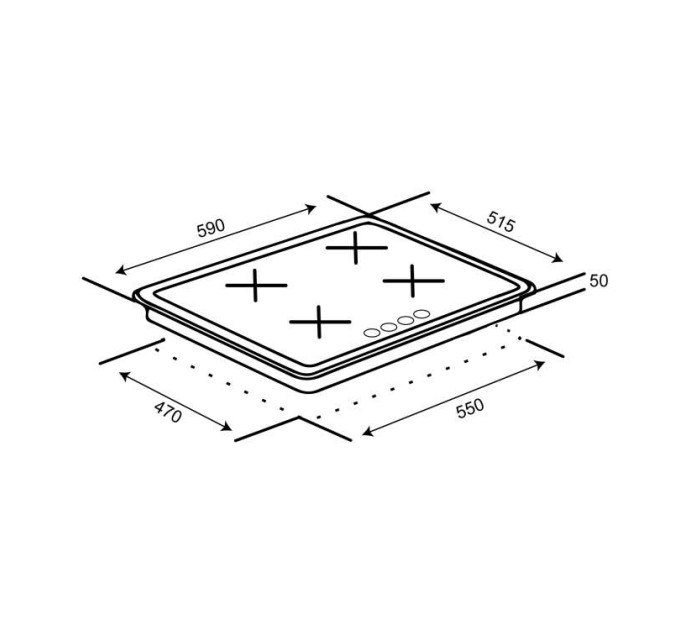 Варильна поверхня Ventolux HG640-MA3 S (AN)