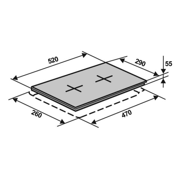 Варочная поверхность Ventolux HG320G CEST (BK) 7