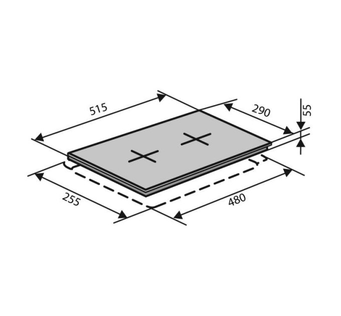 Варильна поверхня Ventolux HSF320G CEST (WH) 3