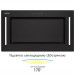 Вытяжка ELEYUS GEMINI 800 LED 52 BL