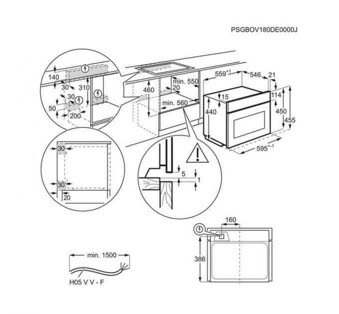 Духова шафа Electrolux KVLAE00WT