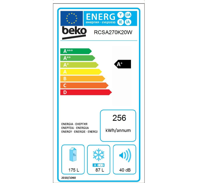 Холодильник Beko RCSA270K20W
