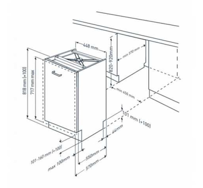 Посудомийна машина Beko BDIS 38040 A