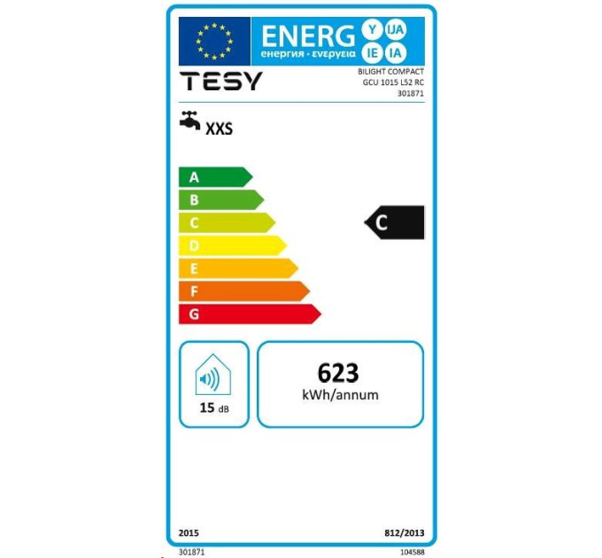 Бойлер Tesy GCU 1015 L52 RC