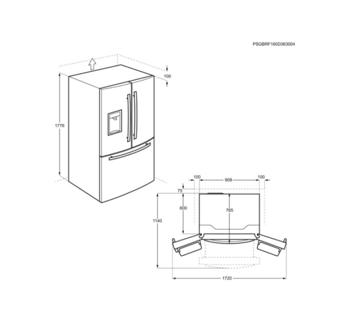 Холодильник Electrolux EN6086JOX