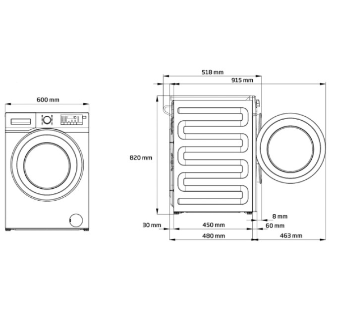 Встраиваемая стиральная машина Beko WITC7612B0W