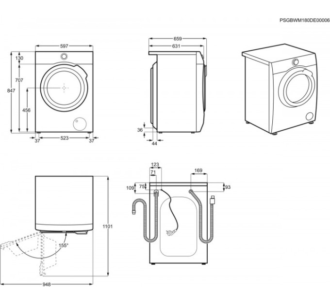 Стиральная машина Electrolux EW7WR361S