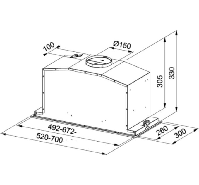 Витяжка Franke Inca FBI 737 XS LED (110.0442.944)