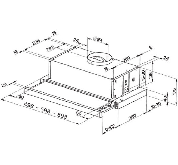 Вытяжка Franke FTC 512 XS V2 (110.0200.714)