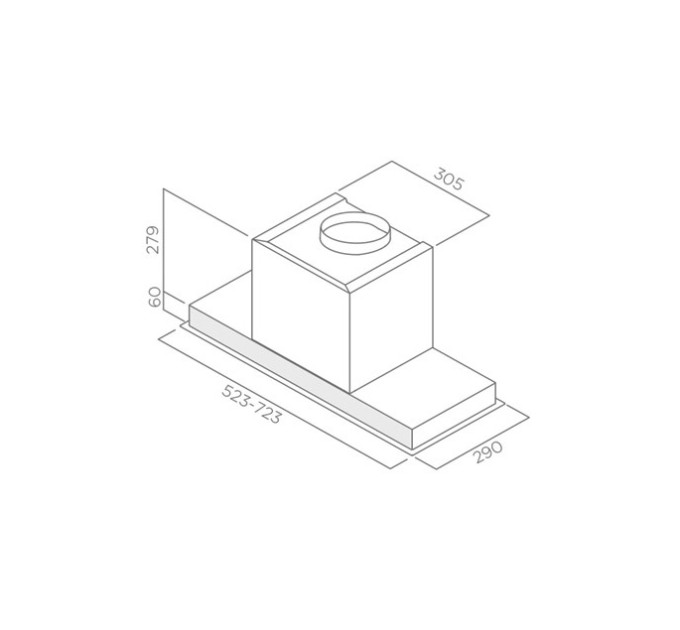 Вытяжка Elica HIDDEN IX/A/60