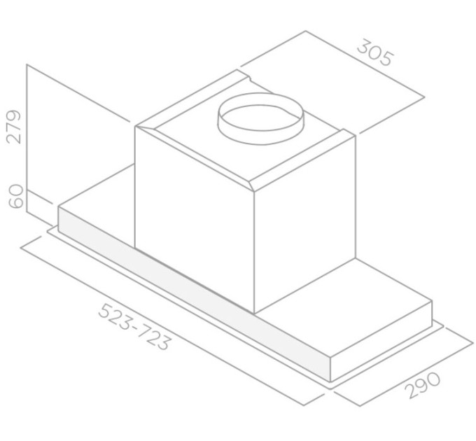 Вытяжка Elica HIDDEN IXGL/A/90