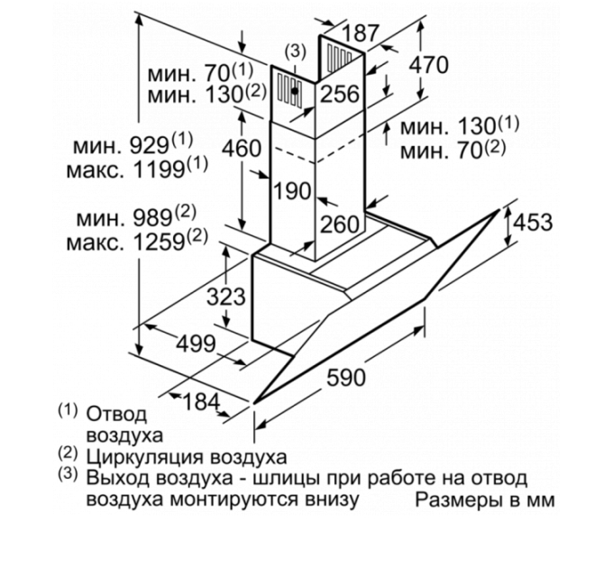 Витяжка Bosch DWK67HM20