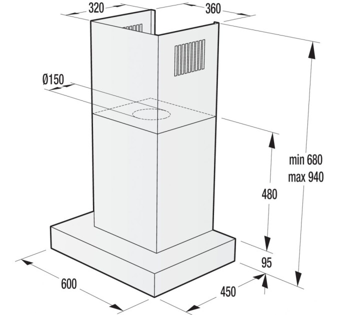 Вытяжка Gorenje WHT68INI