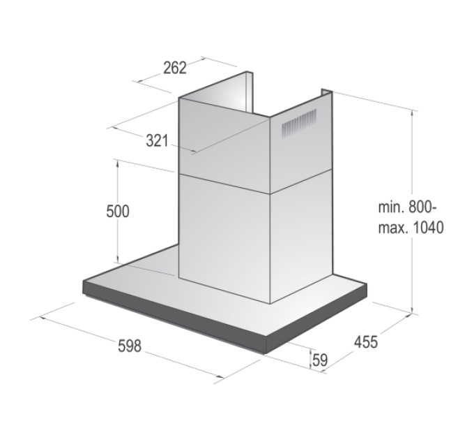 Вытяжка Gorenje WHT643E4XBG