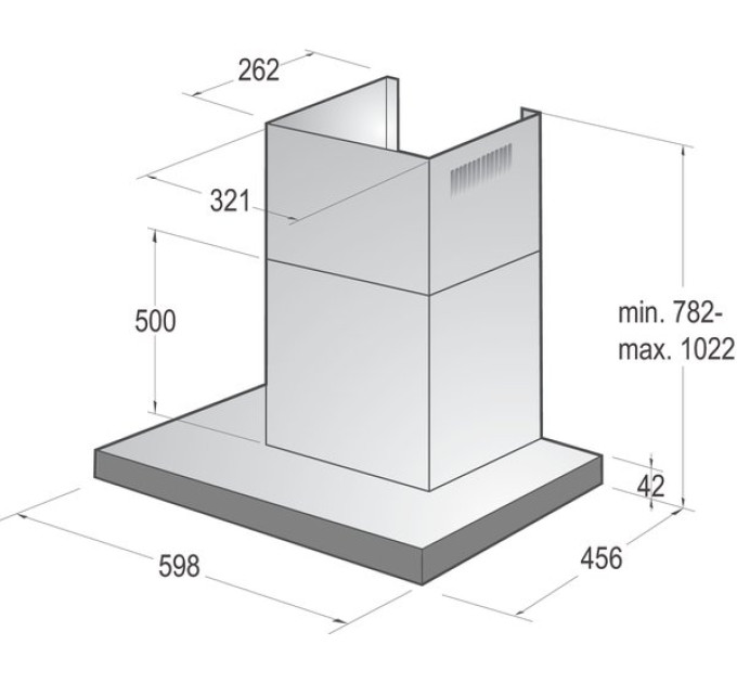 Вытяжка Gorenje WHT623E3XBG