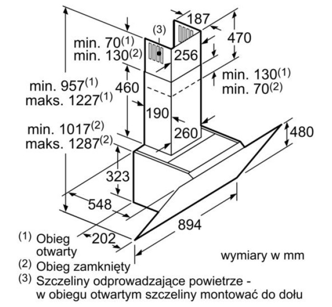 Витяжка Bosch DWK98PP60