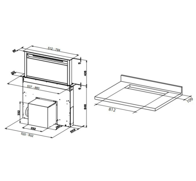 Вытяжка FABER FABULA EVO+BK A90