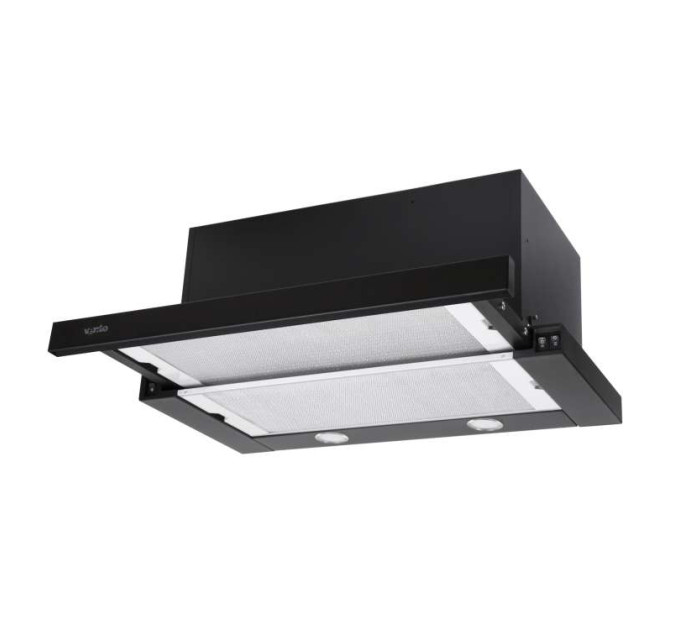 Витяжка Ventolux Garda 60 BK (1100) SMD LED