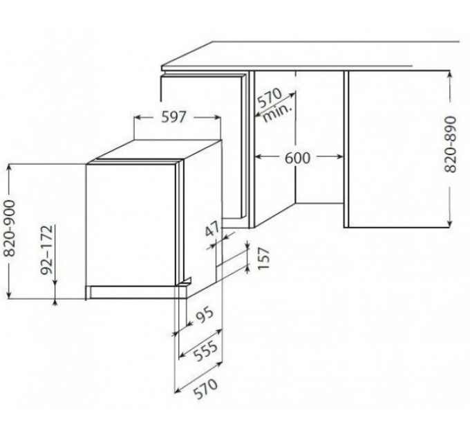 Посудомийна машина Interline DWI 600