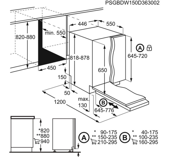 Посудомийна машина Zanussi ZDV91506FA