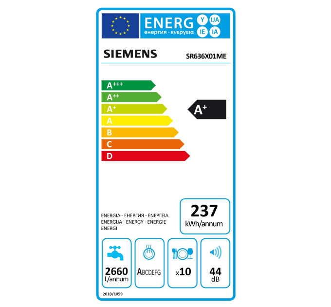 Посудомийна машина Siemens SR636X01ME