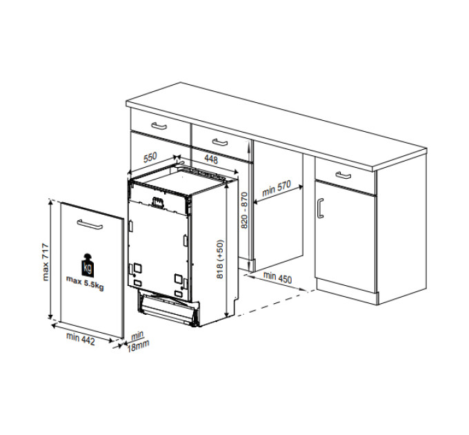 Посудомийна машина Beko DIS26021