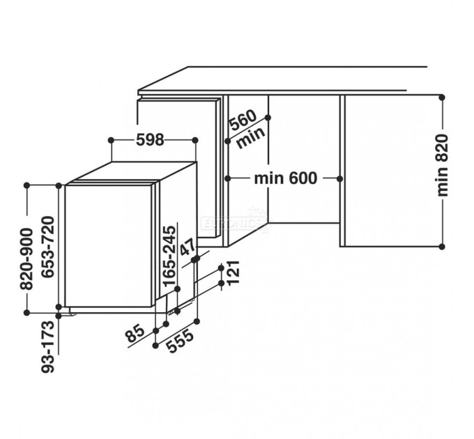 Посудомоечная машина Whirlpool WIC3C26F