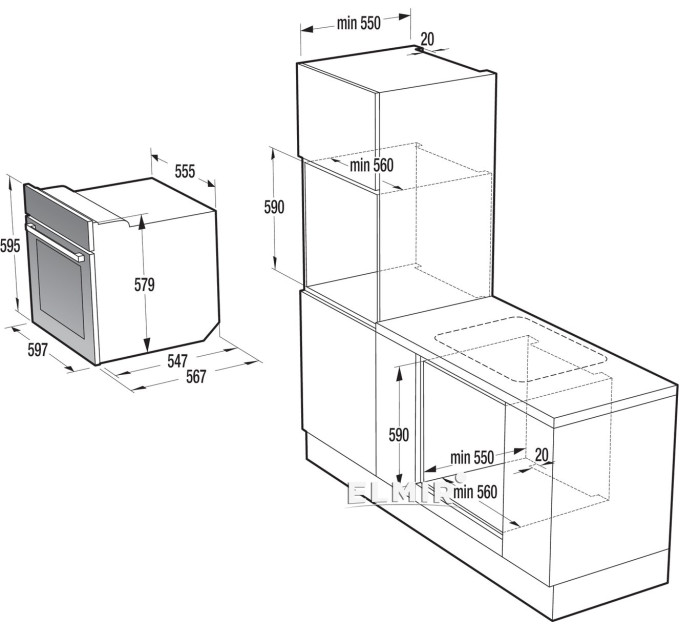 Духовой шкаф Gorenje BO625E01BK