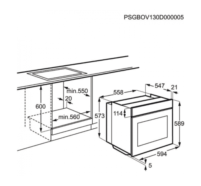 Духова шафа Electrolux EEB4231POX