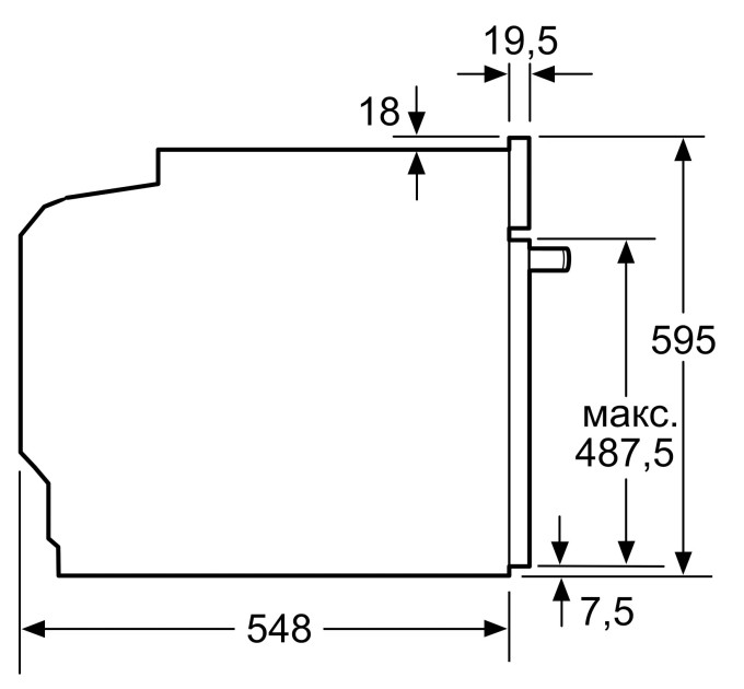 Духова шафа Bosch HBG636BB1