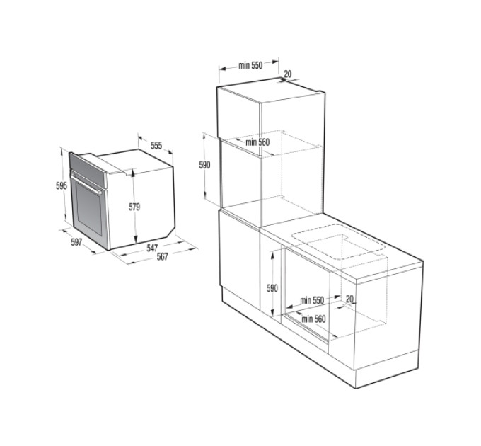 Духовой шкаф Gorenje BO637E14B