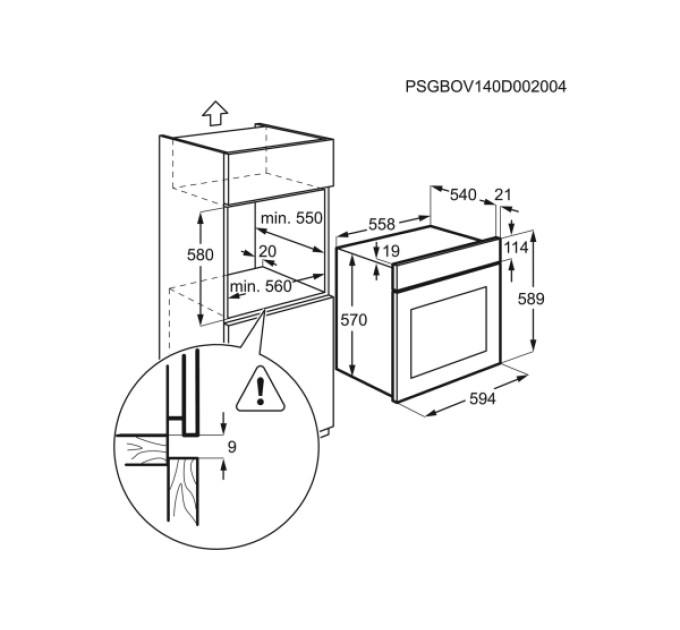 Духовой шкаф Zanussi OPZB4210B