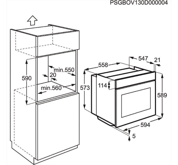 Духова шафа Electrolux EOB3400BOR