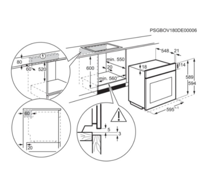 Духовой шкаф Electrolux OKC8H31V