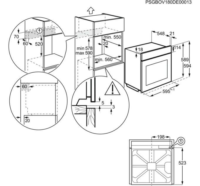 Духовой шкаф Electrolux EOE7C31V