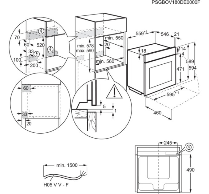 Духова шафа Electrolux EOE7P31Z