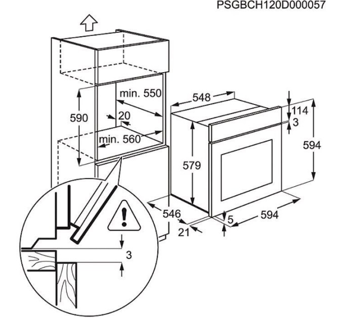 Духова шафа Electrolux EEB4233POX