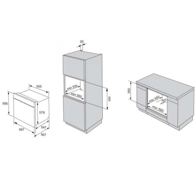 Духова шафа Gorenje BO74SYB