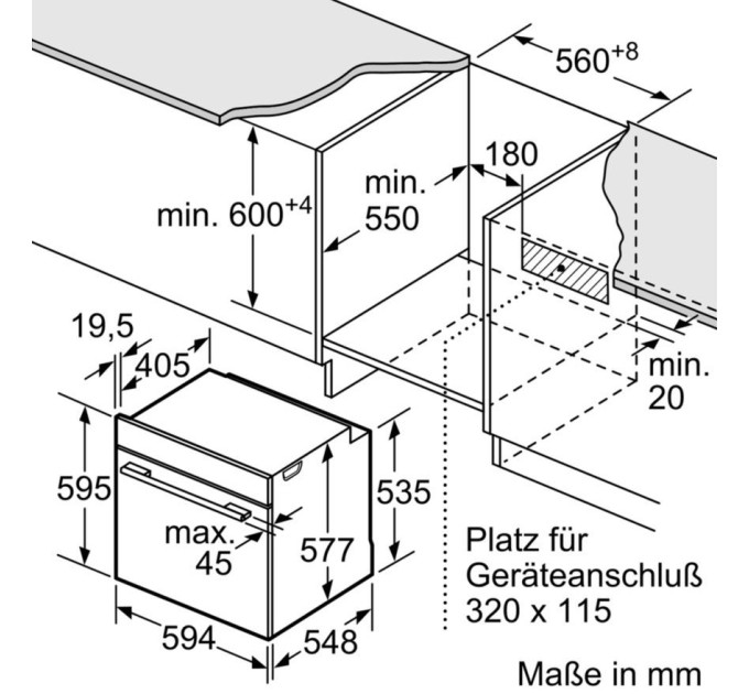 Духовой шкаф Bosch HBA374BB0