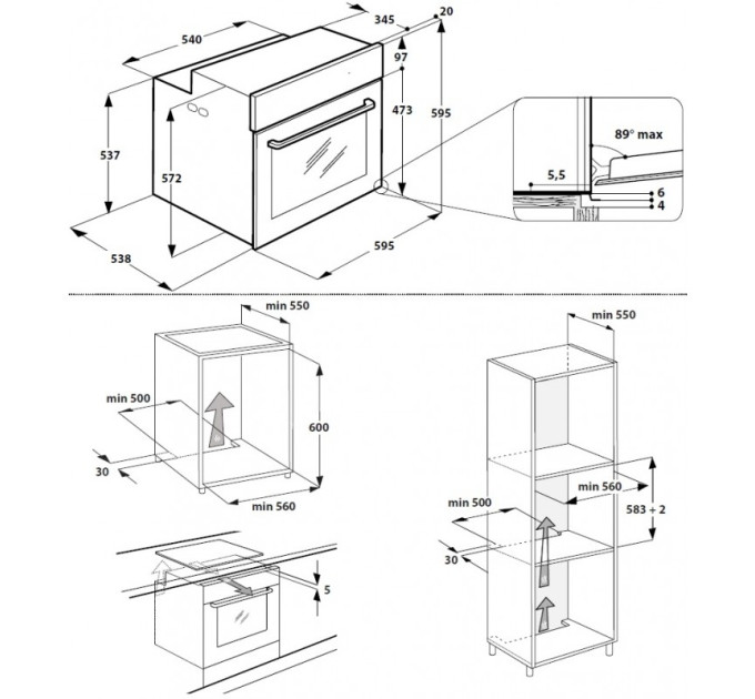 Духовой шкаф Whirlpool AKZ 96230 IX