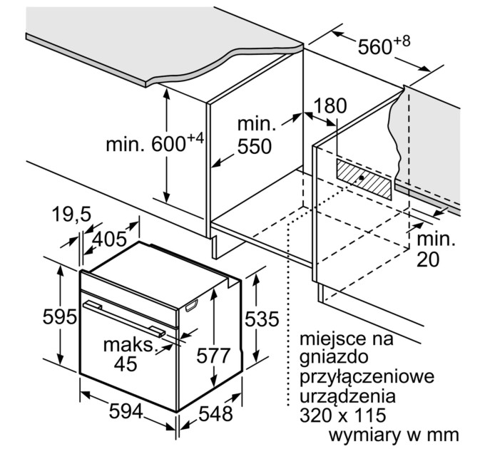 Духова шафа Bosch HSG636BB1