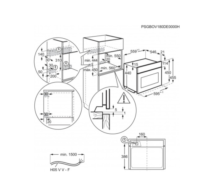 Духова шафа Electrolux VKL8E00X