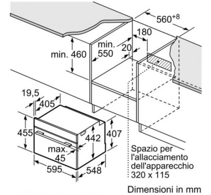 Духова шафа Bosch CMG636BS1