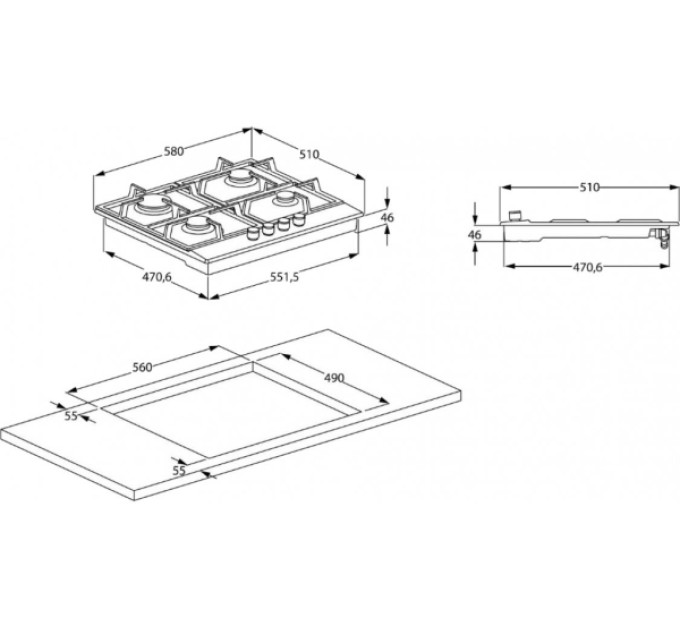 Варильна поверхня Beko HILW64225SG