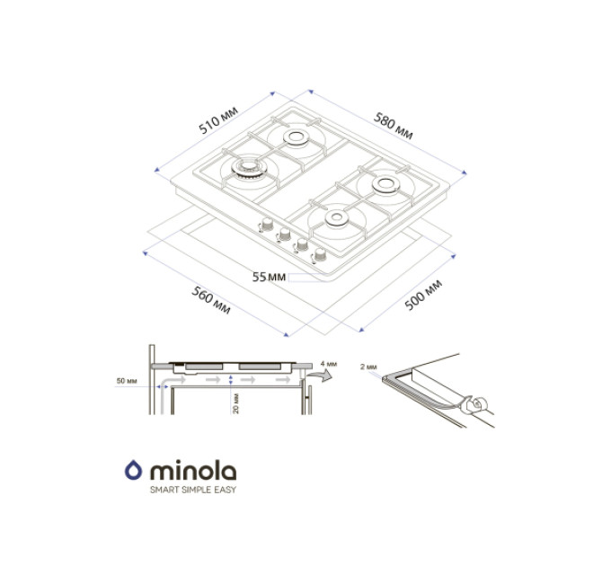 Варочная поверхность Minola MGM 61621 I