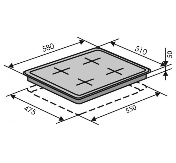 Варочная поверхность Ventolux HSF640-F2 C (X)