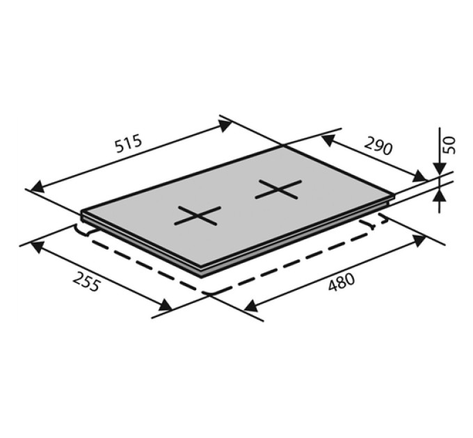 Варильна поверхня Ventolux HSF320 (WH) 3