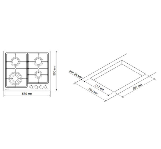 Варильна поверхня Pyramida PFX 648 T IX